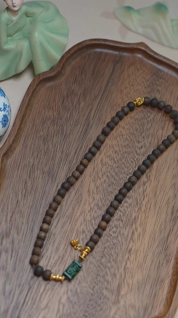 【闪购商品】翡翠颈饰银S925镶嵌翡翠DIY项链 多样性发一