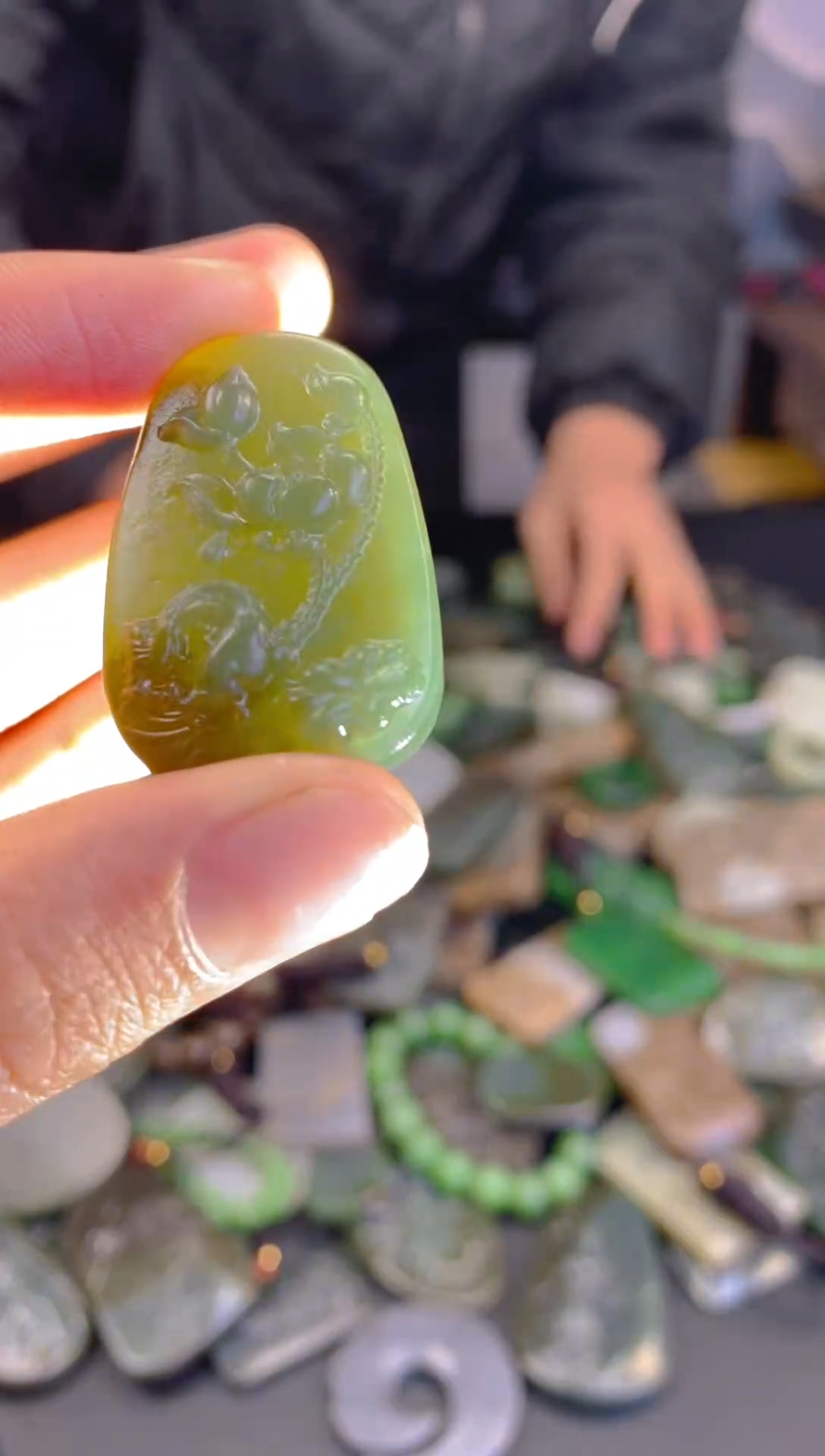 未镶嵌和田玉珠宝半成品1