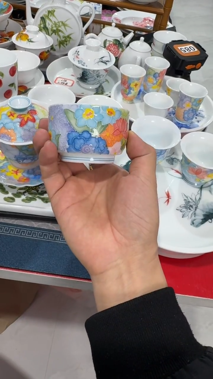 其他?*李景德镇高温瓷（万花杯）