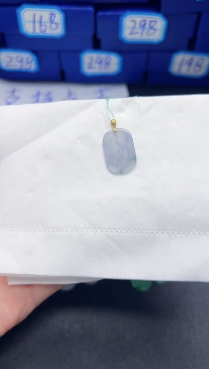 【闪购商品】翡翠颈饰18K金镶嵌Y缅料A货/支持复检/一件
