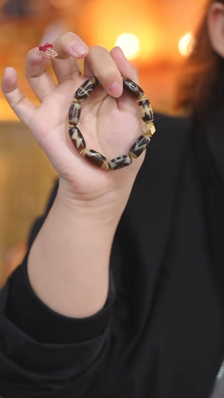 【闪购商品】玛瑙/玉髓颈饰未镶嵌Q31765多宝玛瑙手串