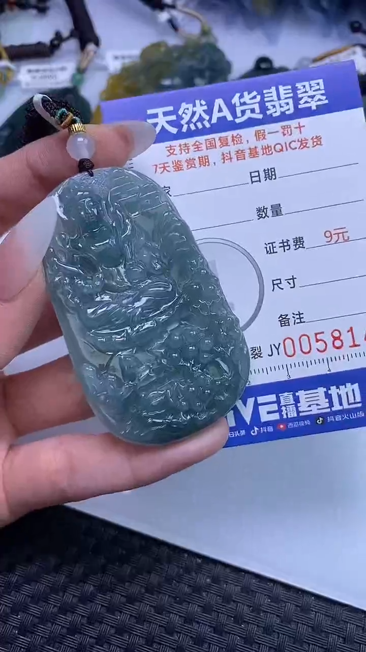 【闪购商品】翡翠颈饰未镶嵌    虚空