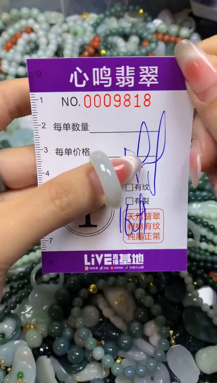 翡翠未镶嵌颈饰闪购009818