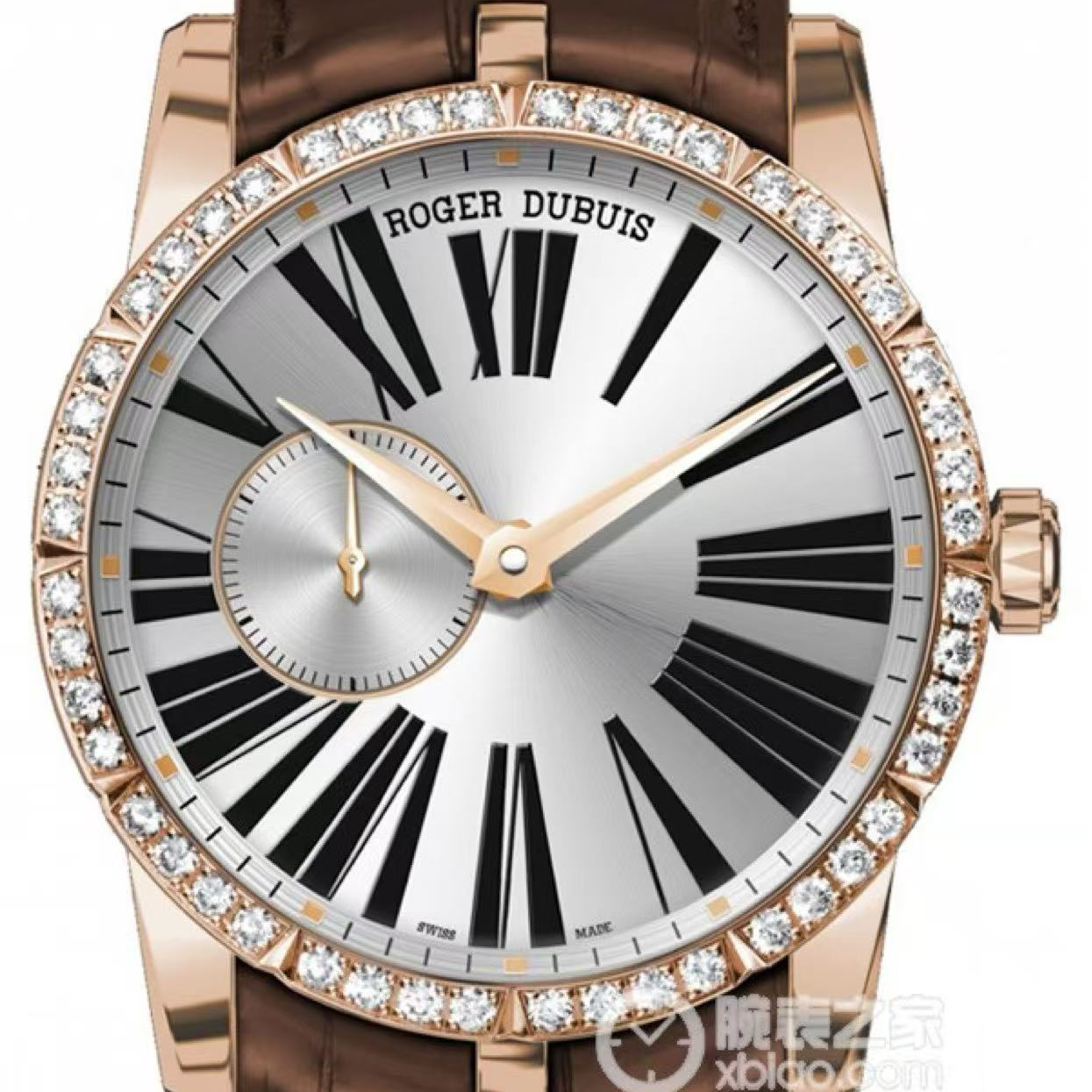 99新 ROGER DUBUIS/罗杰杜彼 哈奢馆/名表/罗杰杜彼/原钻/单表