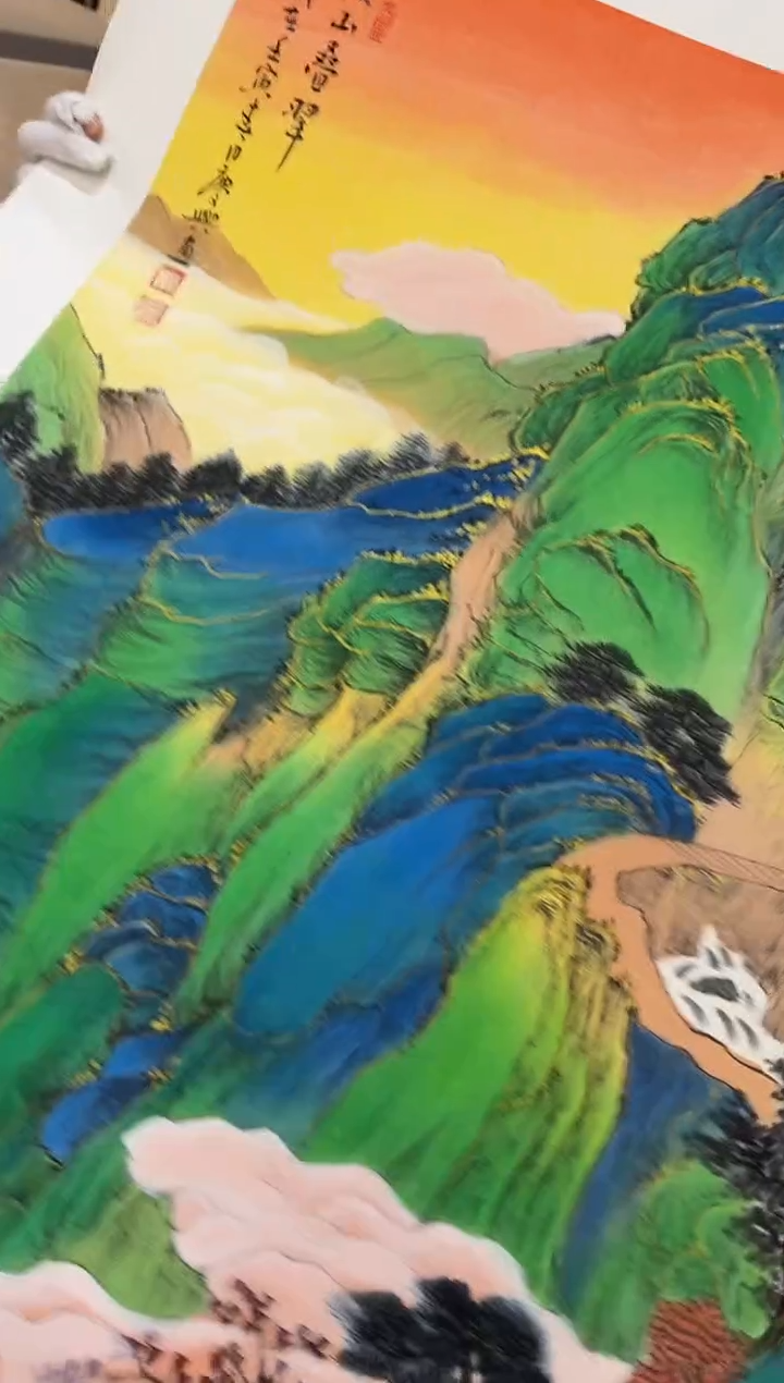 国画28赵隆轩美术馆李庆兴老师作品