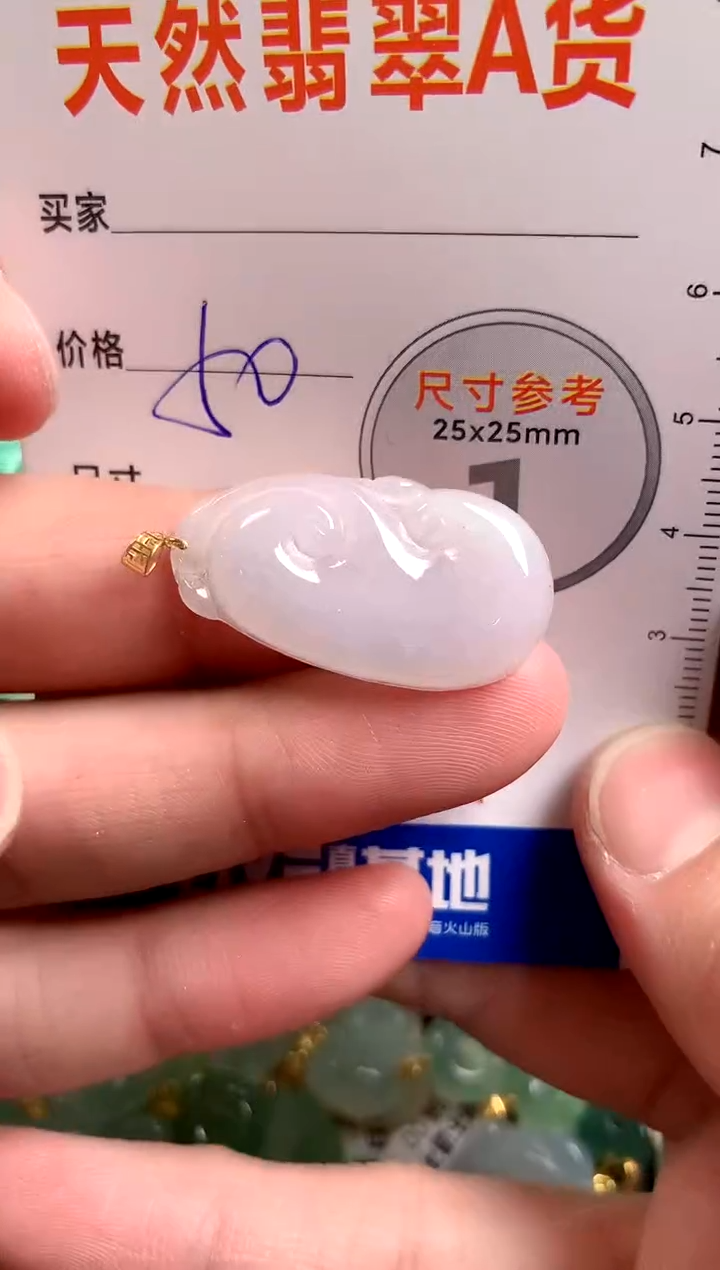 【闪购商品】翡翠颈饰18K金镶嵌13005953