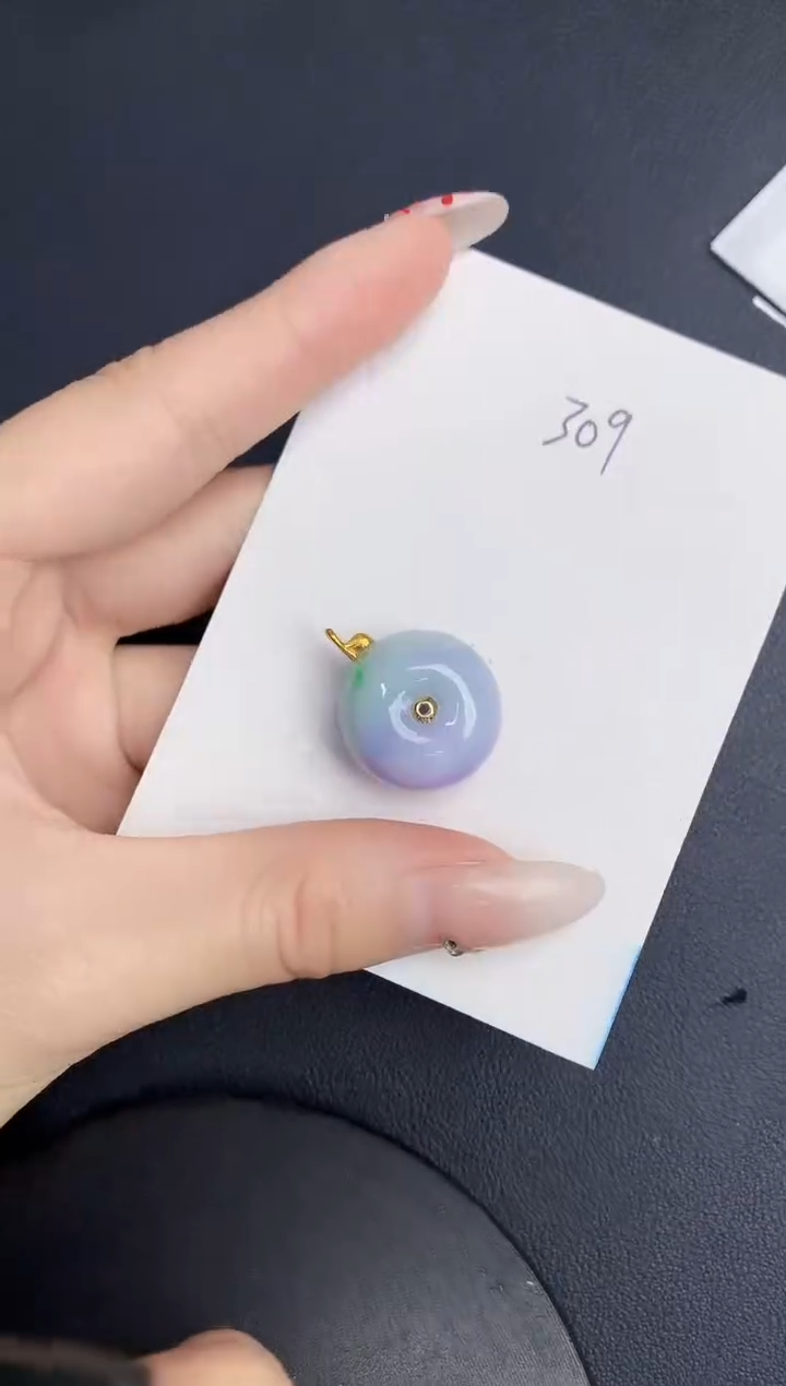 【闪购商品】翡翠颈饰18K金镶嵌000000000000