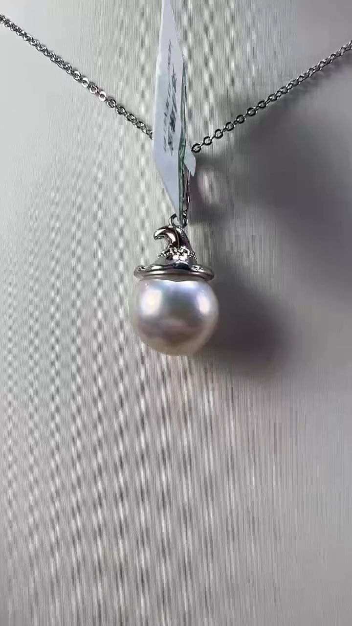 【闪购商品】淡水珍珠项链未镶嵌魔法白雪吊坠