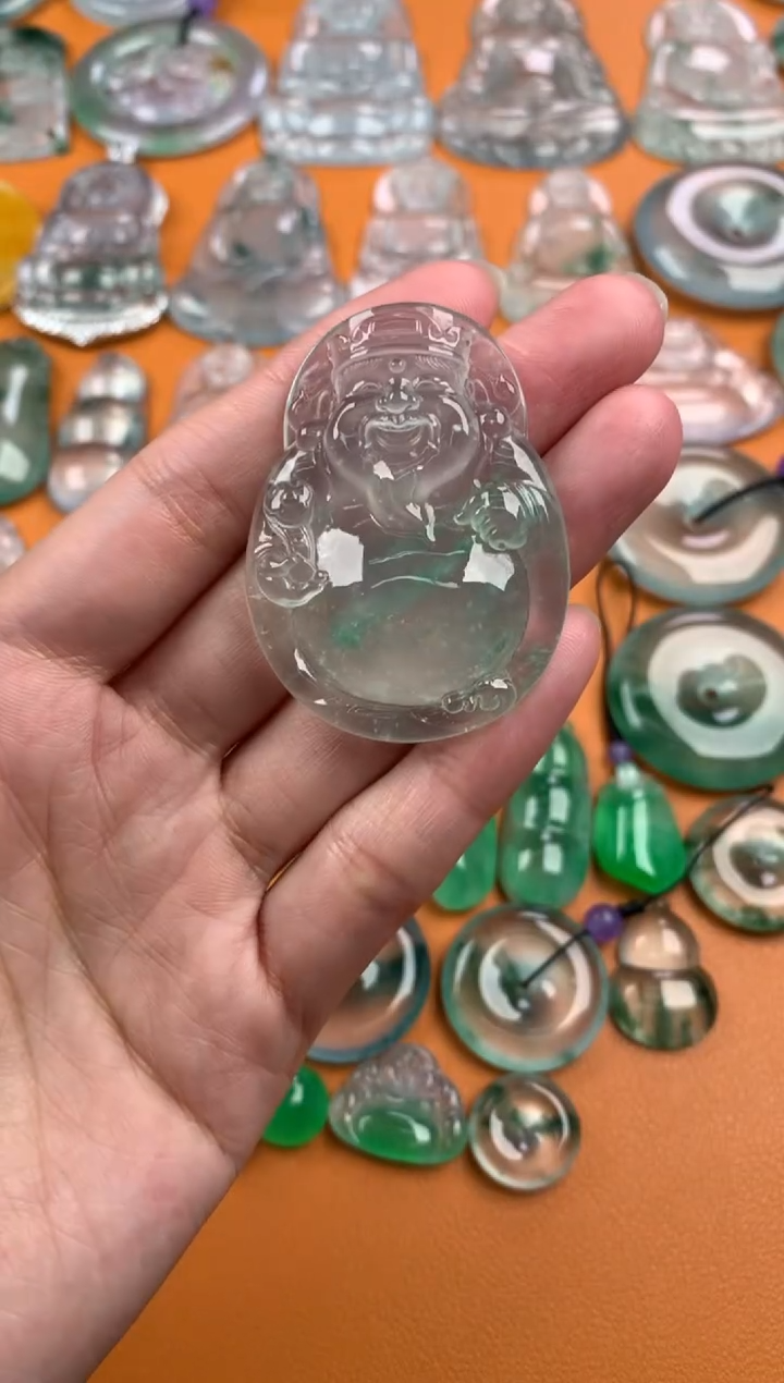 【闪购商品】翡翠颈饰未镶嵌46.3-34.8-7.5