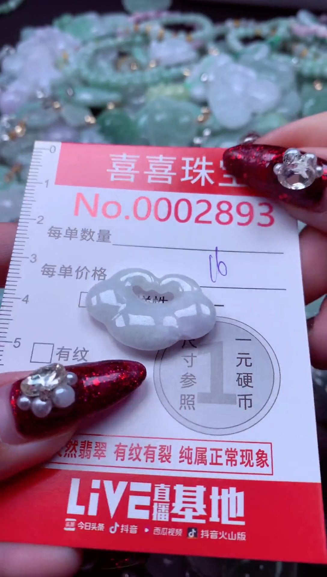 颈饰未镶嵌翡翠2893