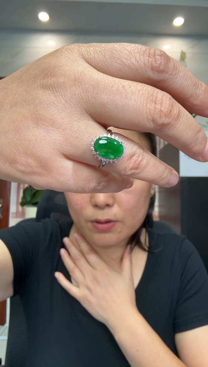 颈饰银S925镶嵌翡翠00002646