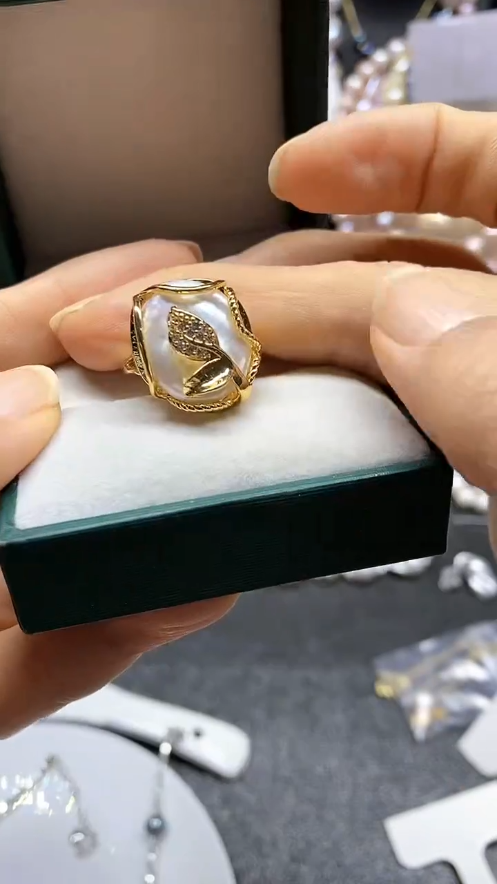 【闪购商品】淡水珍珠戒指未镶嵌多人