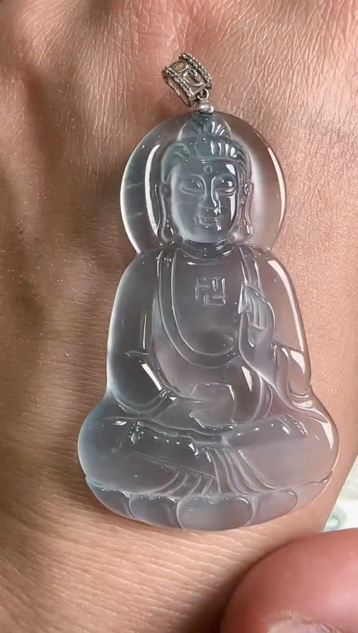 【闪购商品】翡翠吊坠(不含链)18K金镶嵌多样性发货