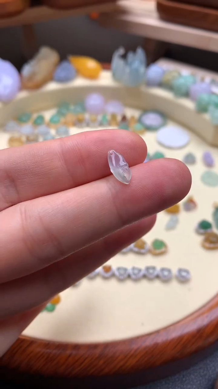 【闪购商品】翡翠颈饰未镶嵌翡翠蟹钳