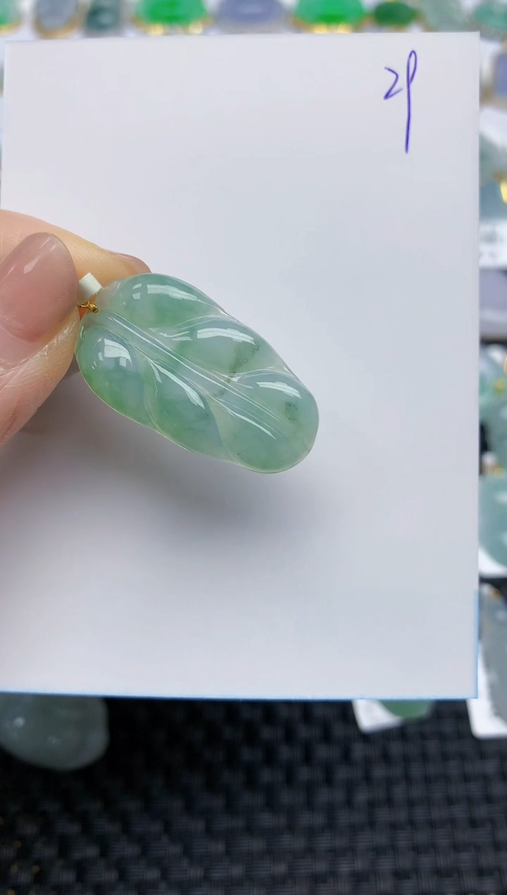 【闪购商品】翡翠颈饰18K金镶嵌天然A货翡翠 29
