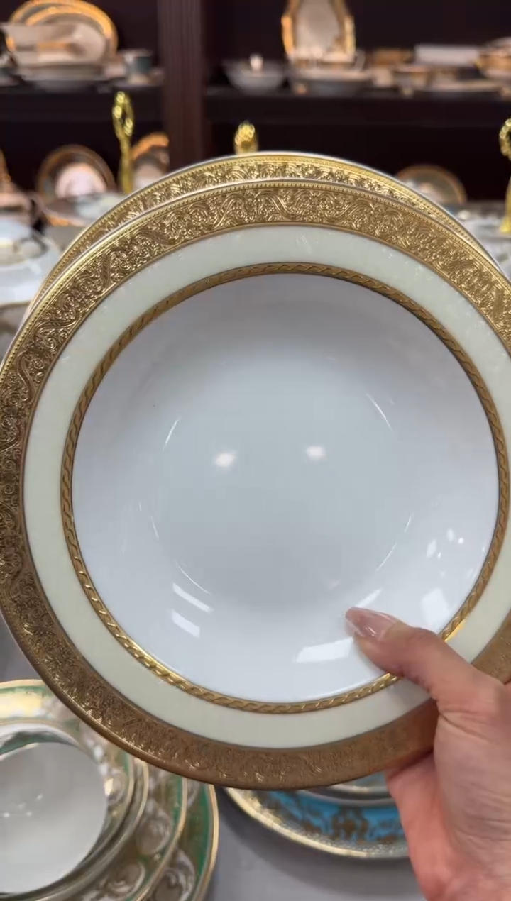 【闪购商品】瓷片8.5英寸草帽盘福利款 2个