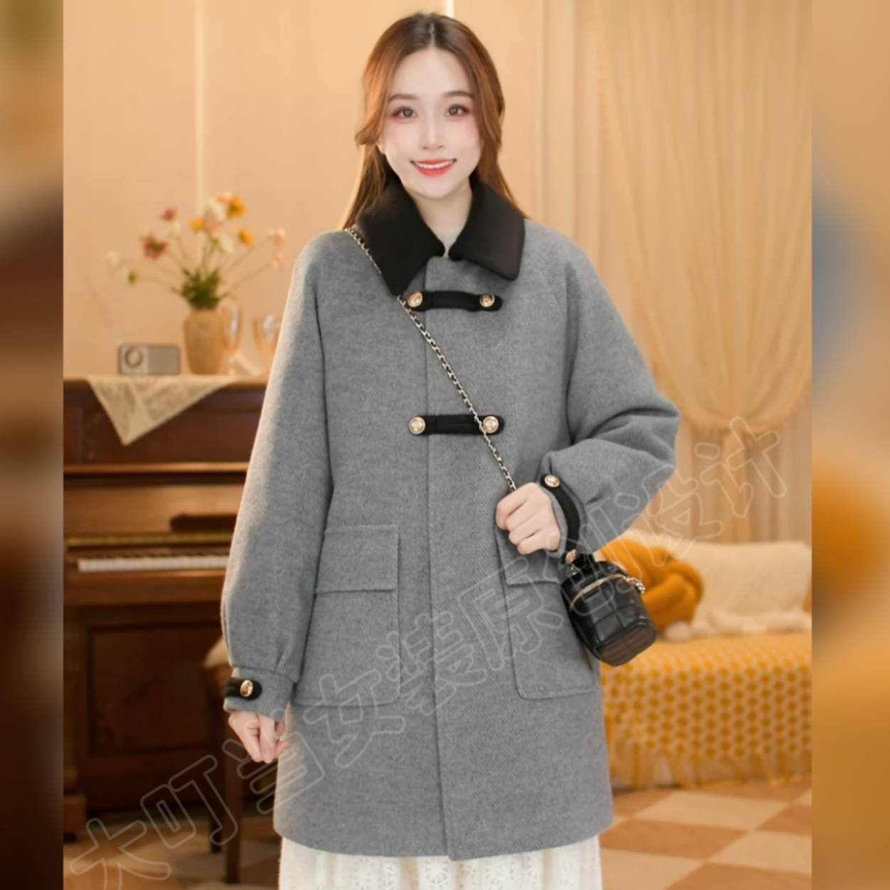 外套女<漫步>新款保暖羽绒服小个子百搭加厚大衣