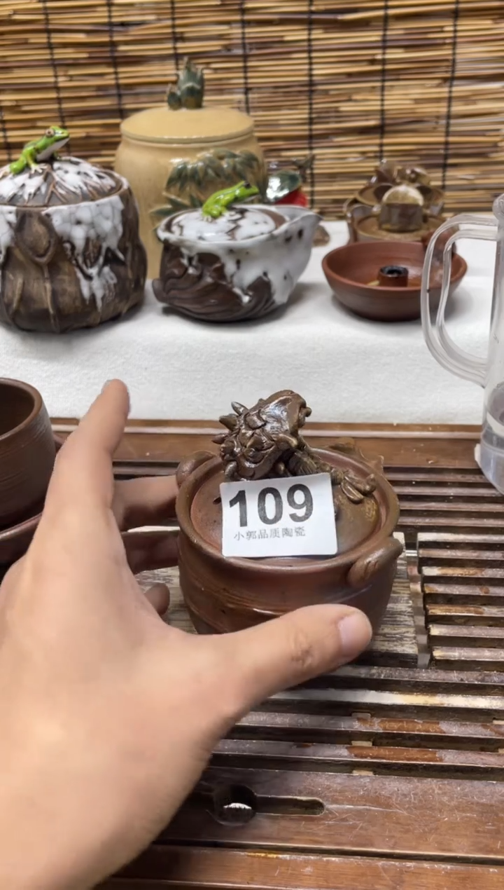 【闪购商品】杯109精美粗陶手工柴烧