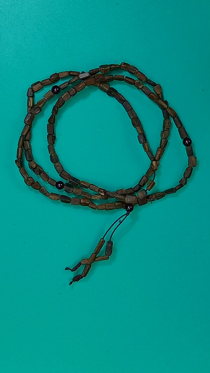 【闪购商品】沉香手串芽庄黑棋楠5-6mm随形多圈3070