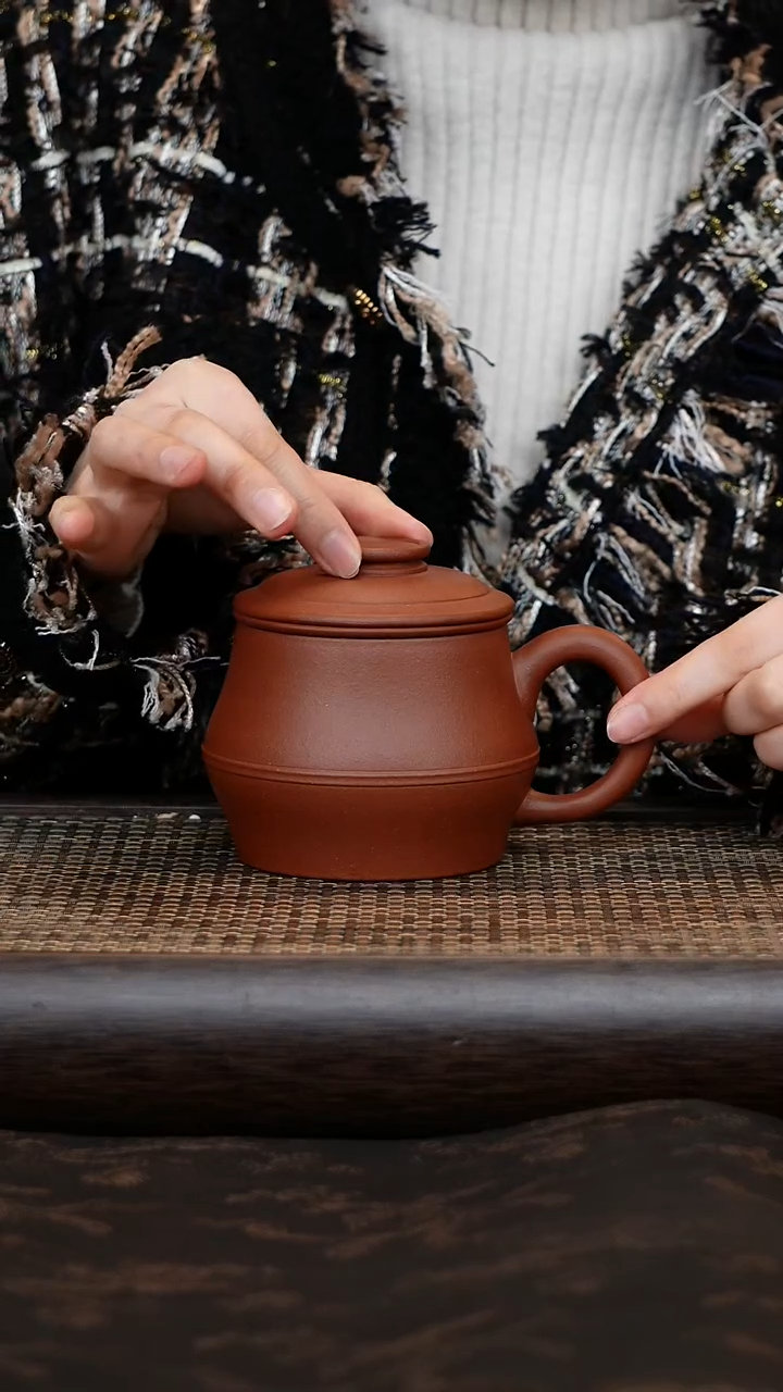 【闪购商品】紫砂茶杯微瑕三件套老板杯