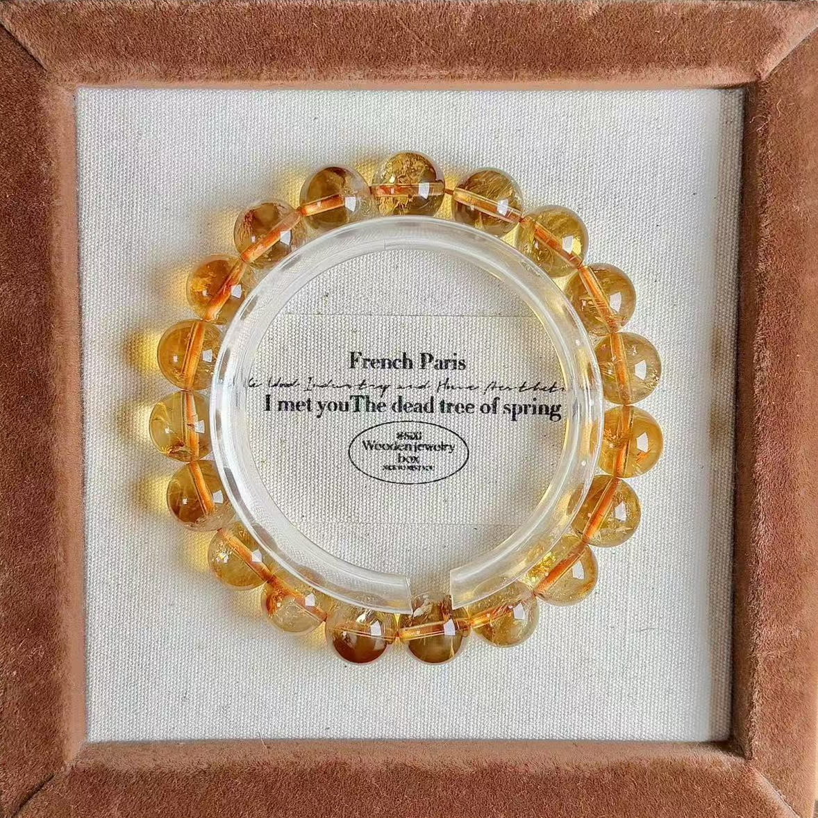 【暴力黄】天然黄塔晶水晶手串黄塔金山手链-多样性发其一-HS111