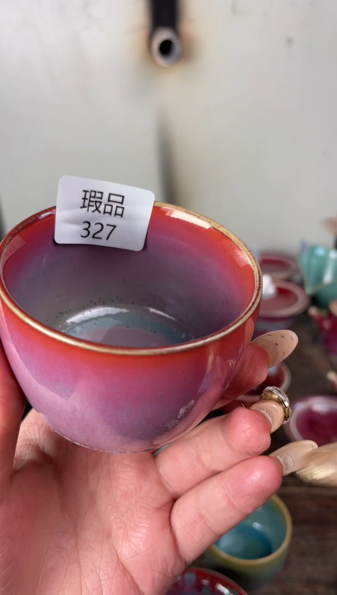 【闪购商品】摆件钧瓷手工茶器窑变