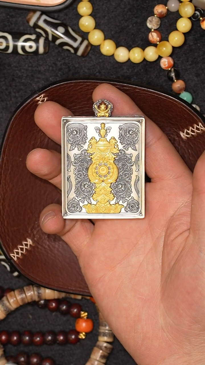 【闪购商品】吊坠冲赛康胡子哥，藏传唐卡31