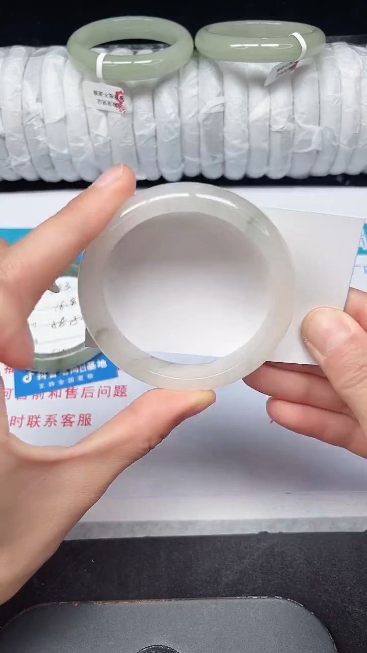 未镶嵌手镯石英质玉384-55/56