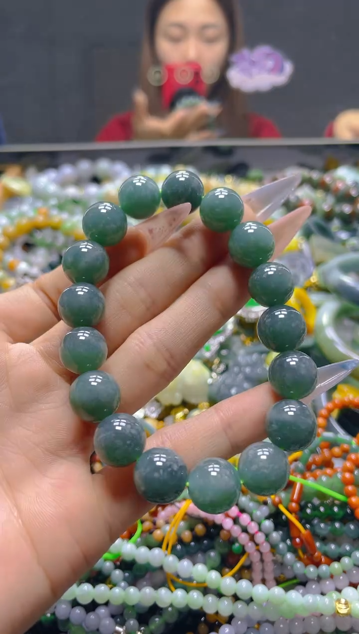 颈饰未镶嵌翡翠12MM