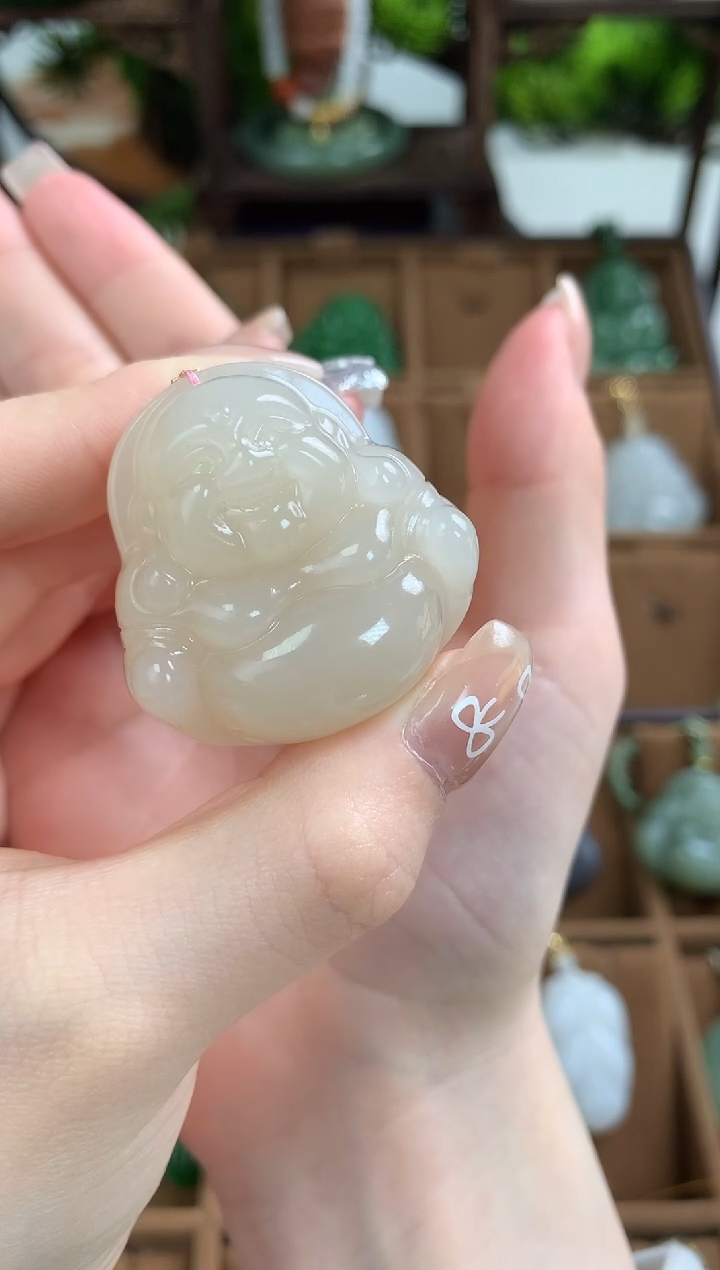 【闪购商品】和田玉颈饰未镶嵌吊坠35mm