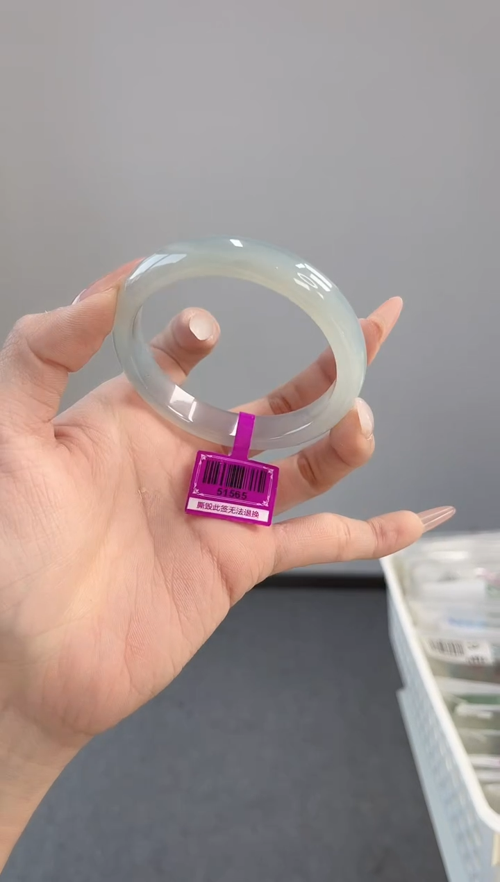 【闪购商品】玛瑙/玉髓手镯未镶嵌54-55圈