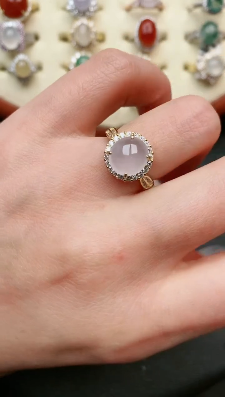 【闪购商品】翡翠戒指银S925镶嵌.....