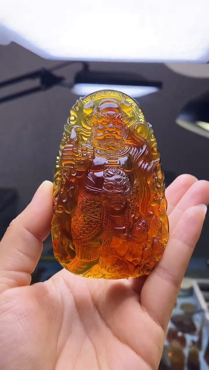 【闪购商品】琥珀颈饰未镶嵌SN5-35（大师工艺·钟馗）