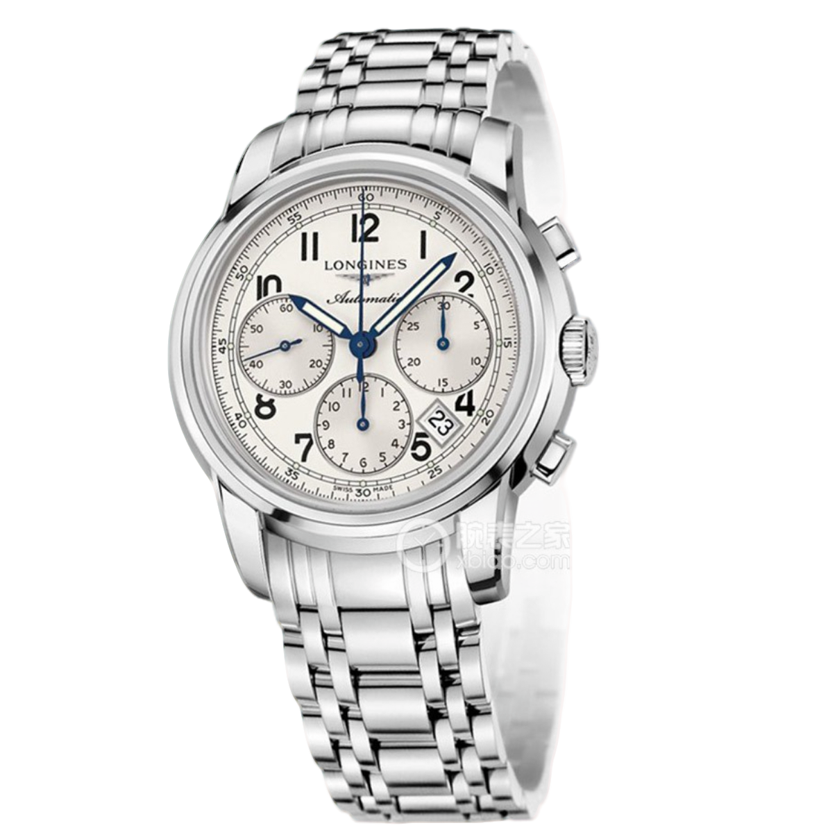 99新 Longines/浪琴 索伊米亚自动机械腕表 39盘 L2.753.4.73.6