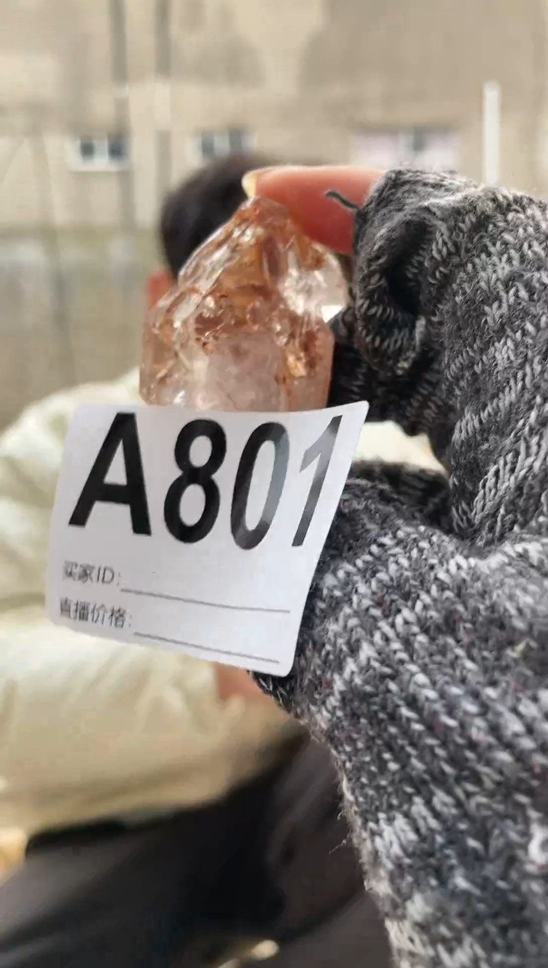 【闪购商品】水晶摆件未镶嵌红泥骸骨   801