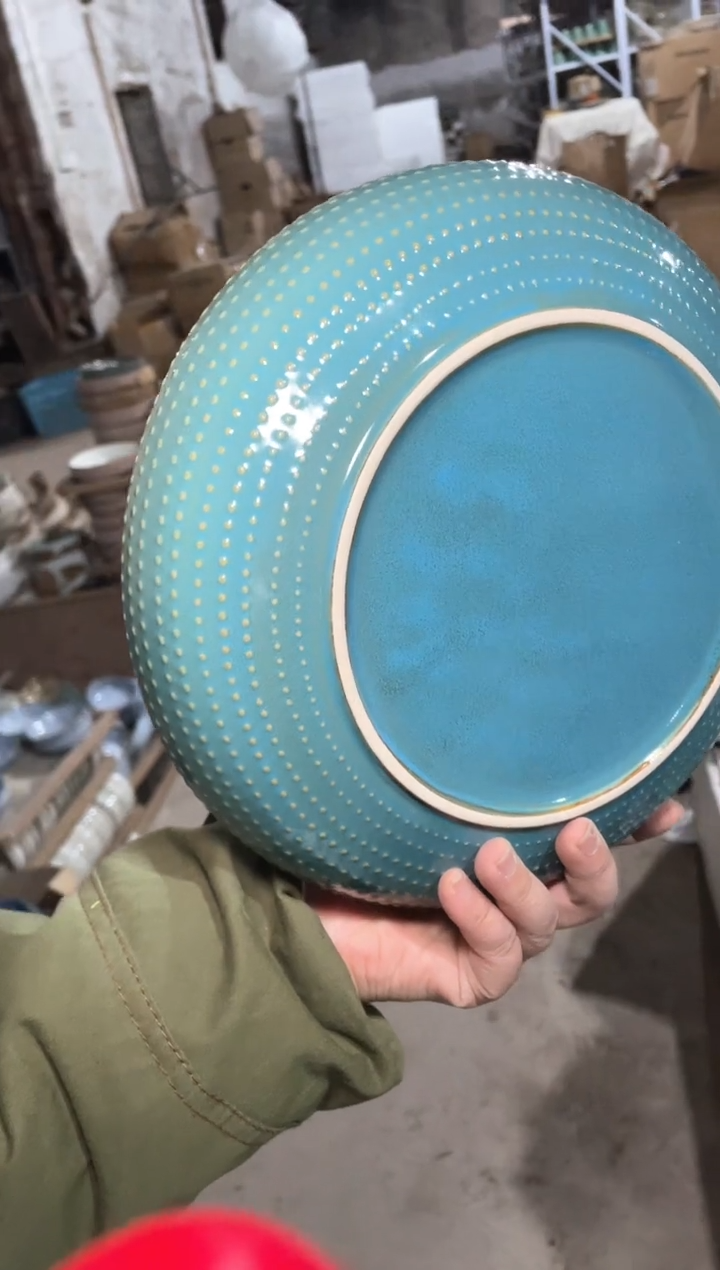【闪购商品】碗微瑕（1个装）波点深盘