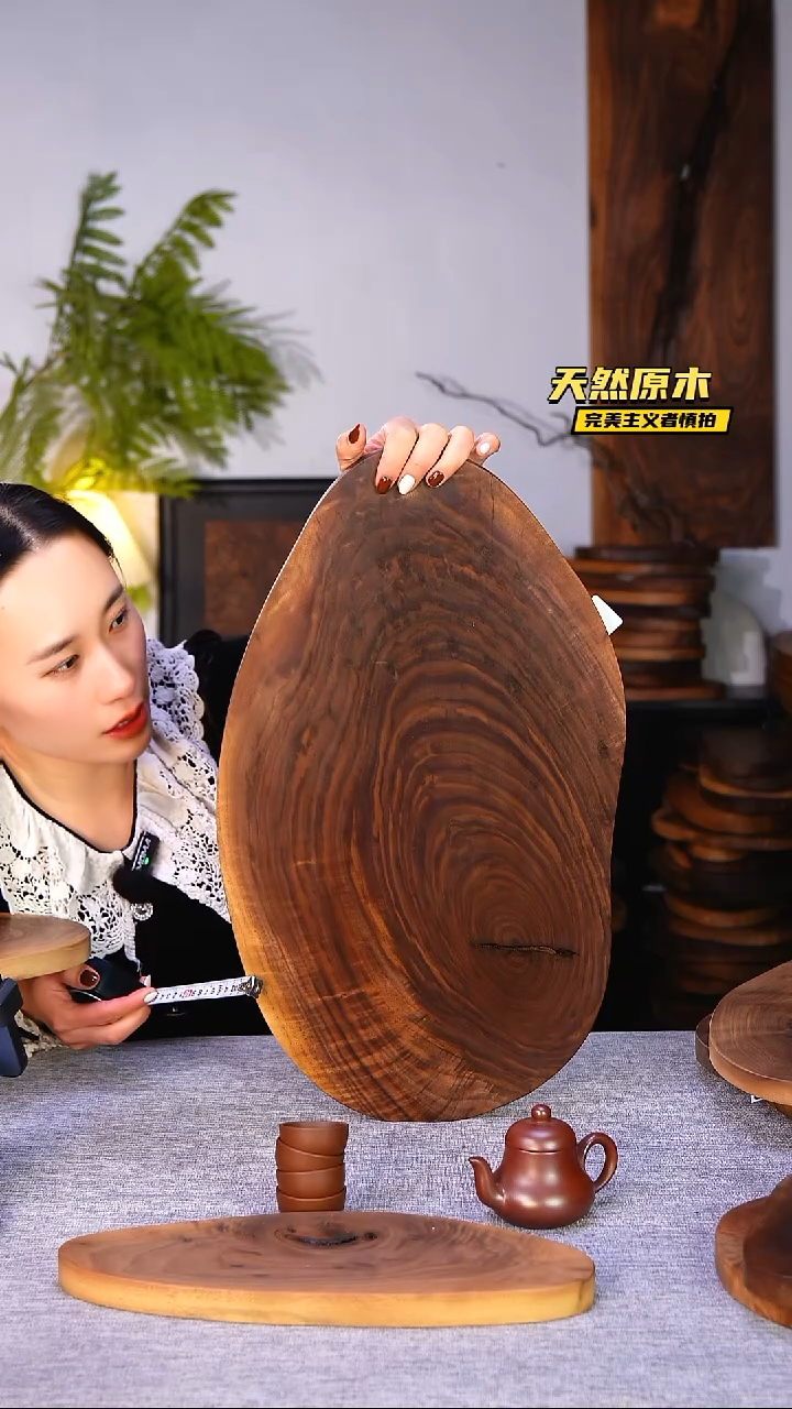 木北美黑胡桃原木.干裂疤结不属于商品质量问题完美主义者慎拍