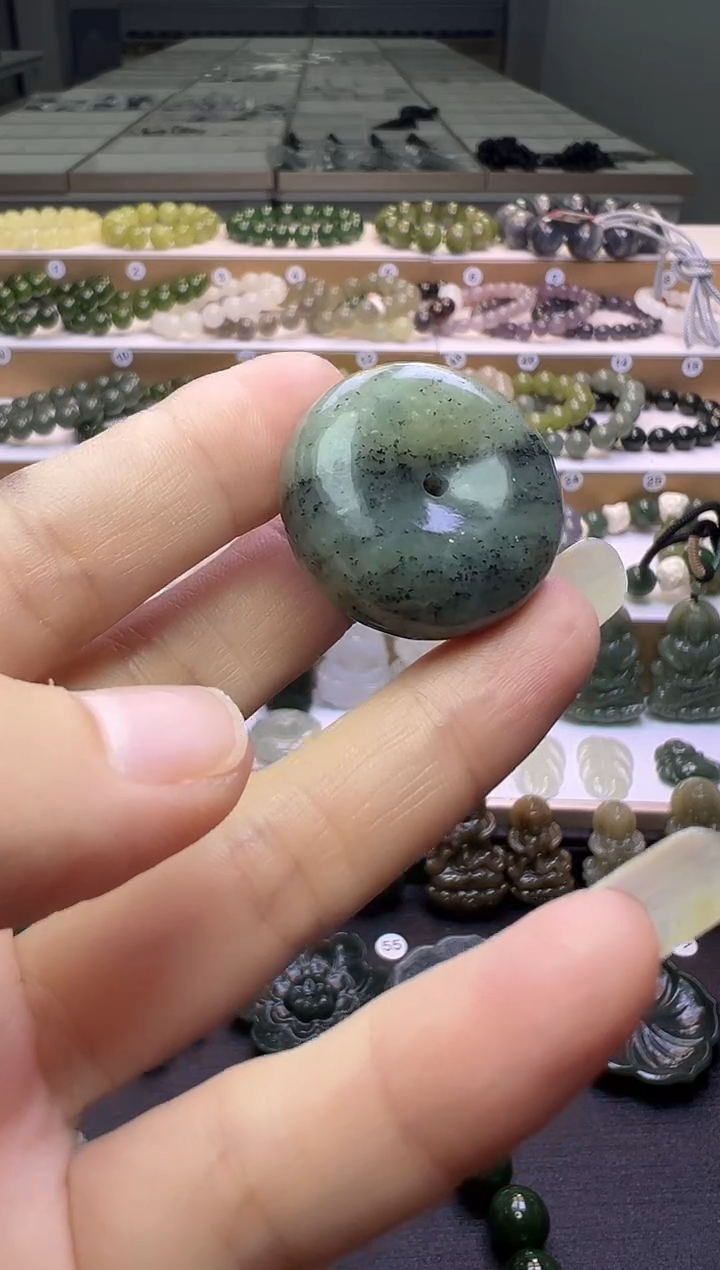 颈饰未镶嵌和田玉89号链接约卡30*11