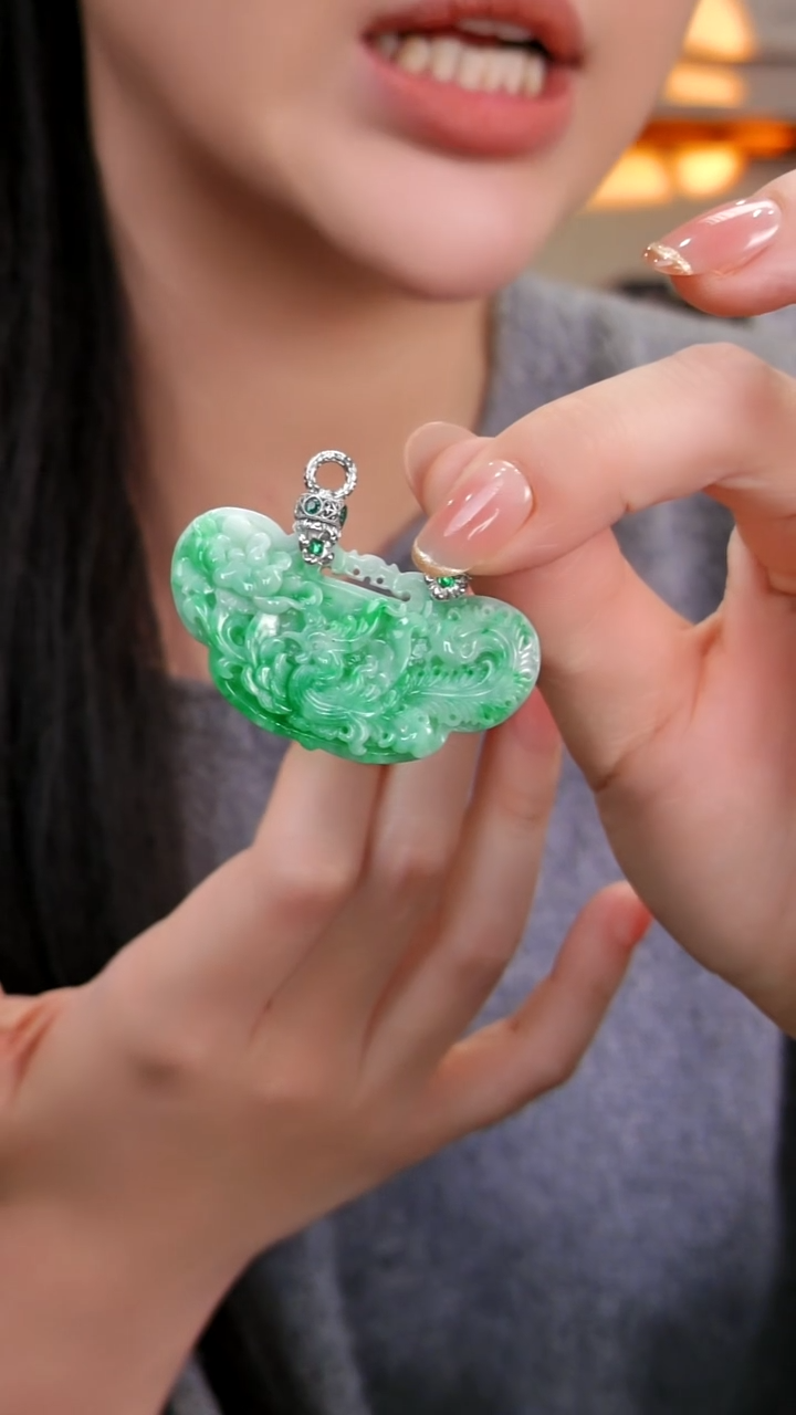 颈饰未镶嵌翡翠国风