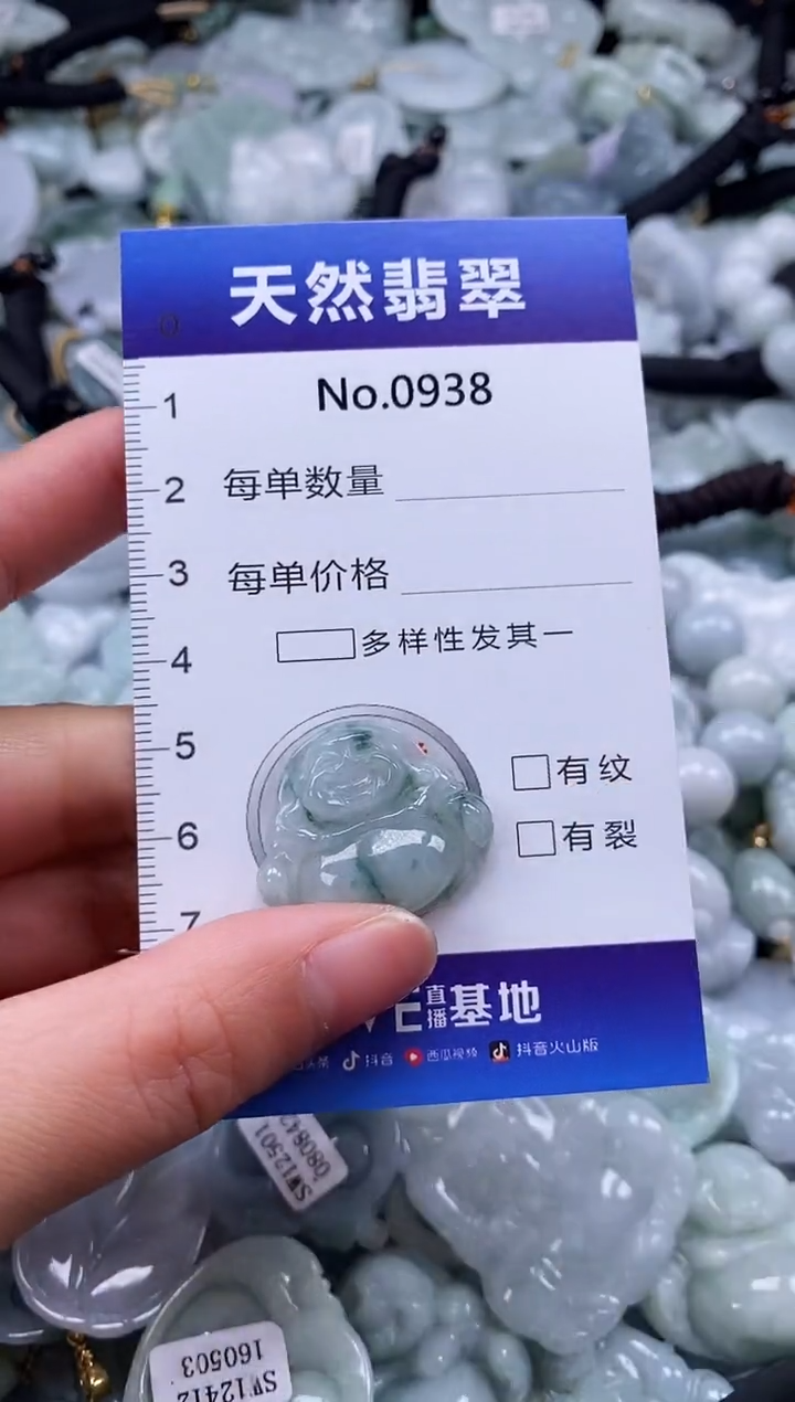 【闪购商品】翡翠颈饰未镶嵌缅甸A货翡翠0938