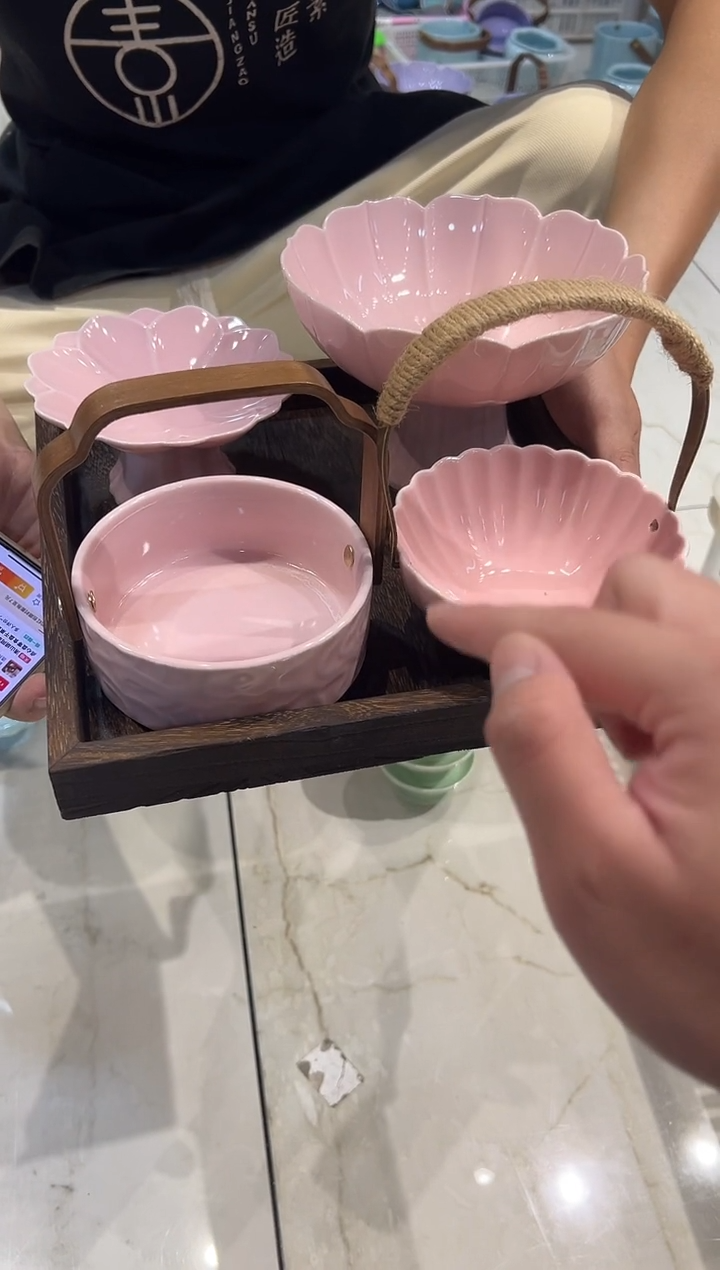 瓷片微瑕商品，介意勿拍-托盘