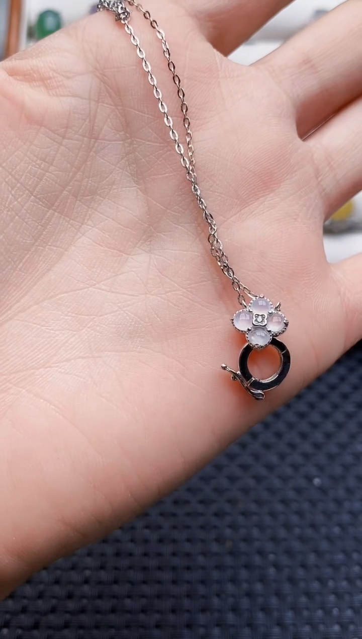 银S925镶嵌戒指翡翠2506