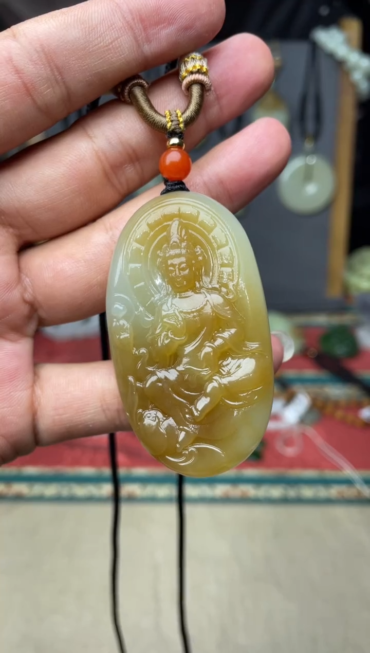 未镶嵌和田玉挂件不**丢拍一发一