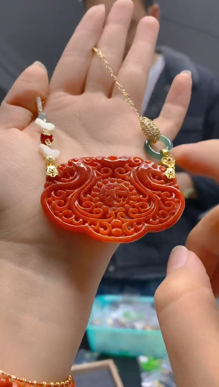 【闪购商品】翡翠耳饰合金0338翡翠锁骨链