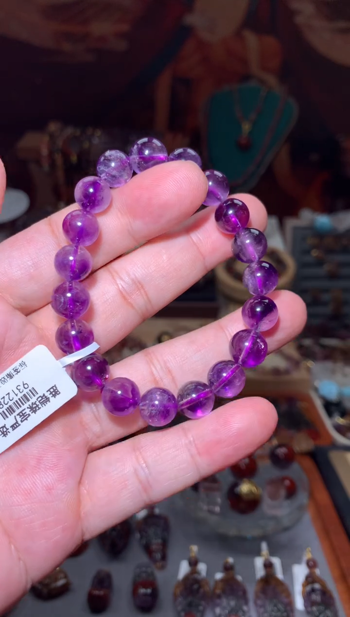 未镶嵌珠宝半成品水晶超七手串10mm+
