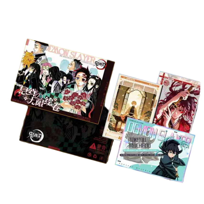 【抓鬼鬼】枫叶文创-鬼灭之刃·息绊无限绘卷A5国卡二创盲盒代拆-k