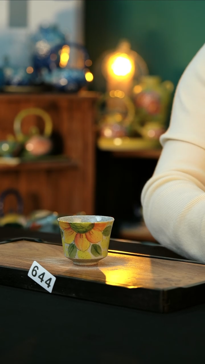 【闪购商品】杯手绘心瓷陶瓷浮力