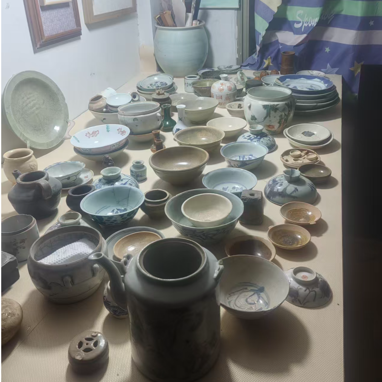 老物件陶瓷工艺品唐宋元明清