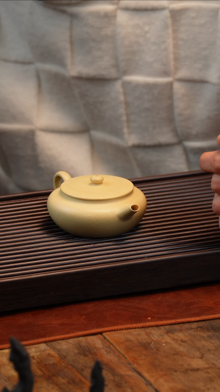 【闪购商品】紫砂茶壶薄胎扁尘壶