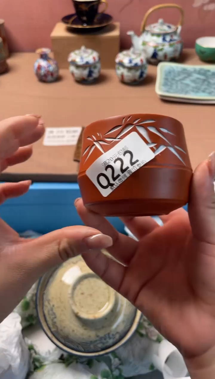 瓷片小*珠瓷器瓷器Q222